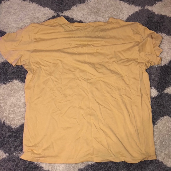 NWOT american eagle golden/yellow t-shirt - Picture 2 of 3